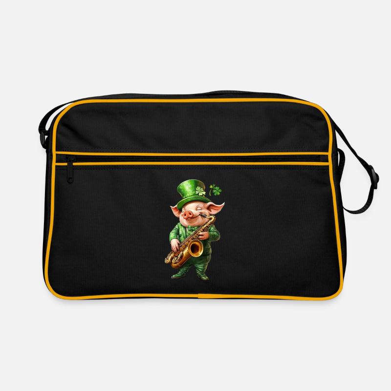 Schwein Retro Tasche