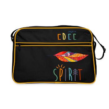 AD Free Spirit - Retro Bag - black/gold - Front