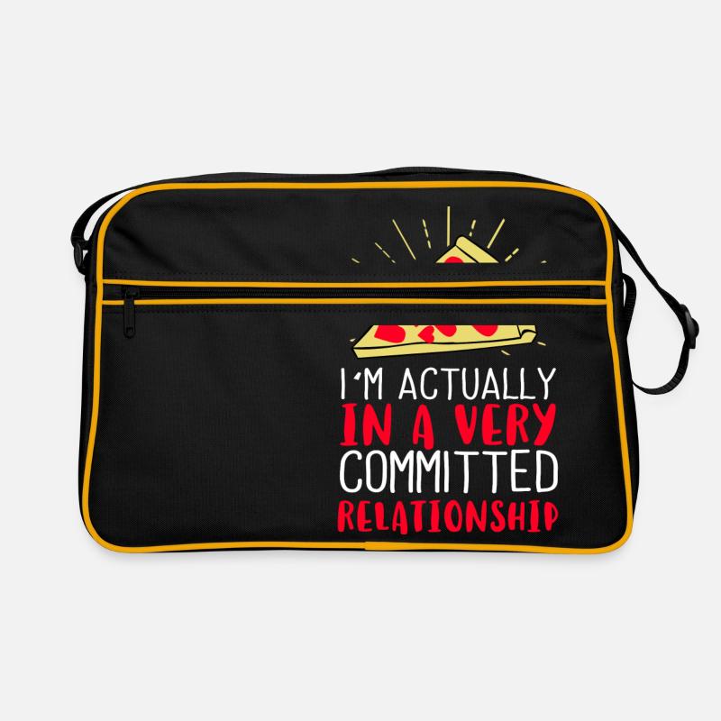 I´m actually in a very committed relationship Retro Tasche