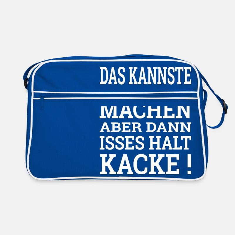 Das kannste schon so machen Retro Tasche