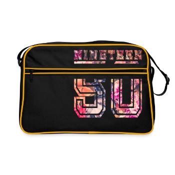 1950 B NINETEEN - Sac Retro - noir/or - Devant