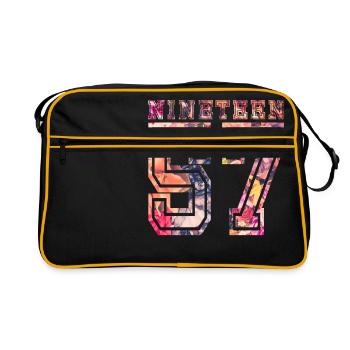 NINETEEN 1957 B - Retro Bag - black/gold - Front
