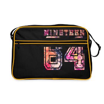 NINETEEN 1964 B - Retro Bag - black/gold - Front