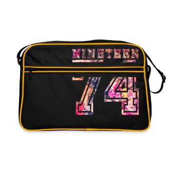 NINETEEN 1974 B - Retro Bag - black/gold - Front