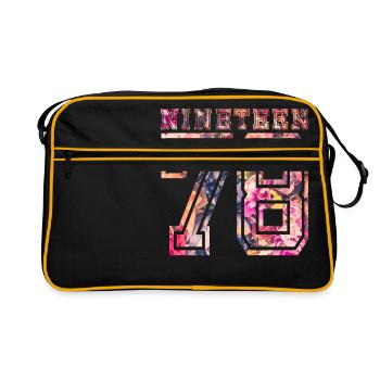 NINETEEN 1978 B - Retro Bag - black/gold - Front