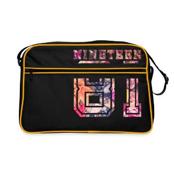 NINETEEN 1981 B - Retro Bag - black/gold - Front