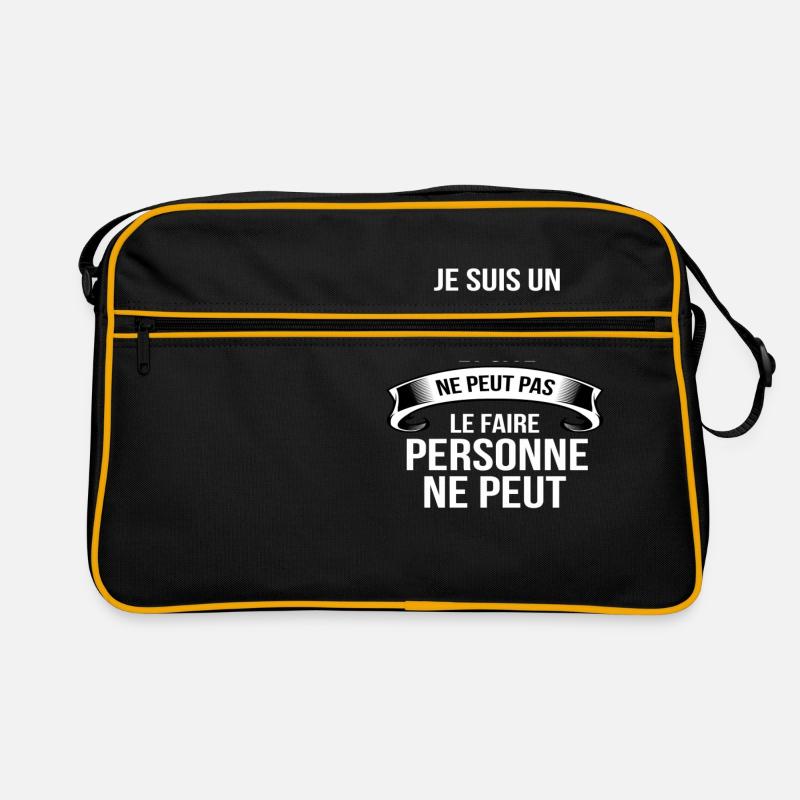 Charpentier - Sac Retro - noir/or