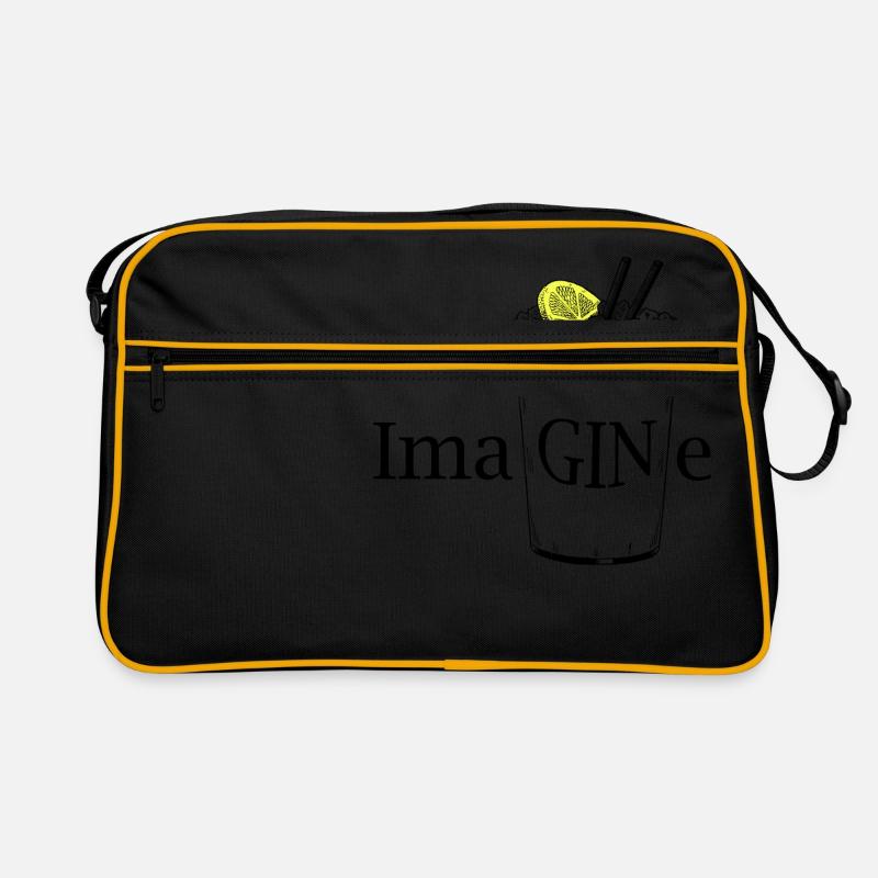 imaGINe Fantaisie / imagination avec GIN Sac Retro