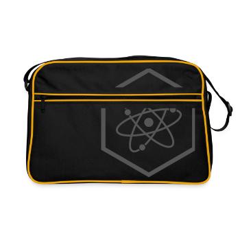 Atom modèle cosmos particules théorie physique All - Sac Retro - noir/or - Devant