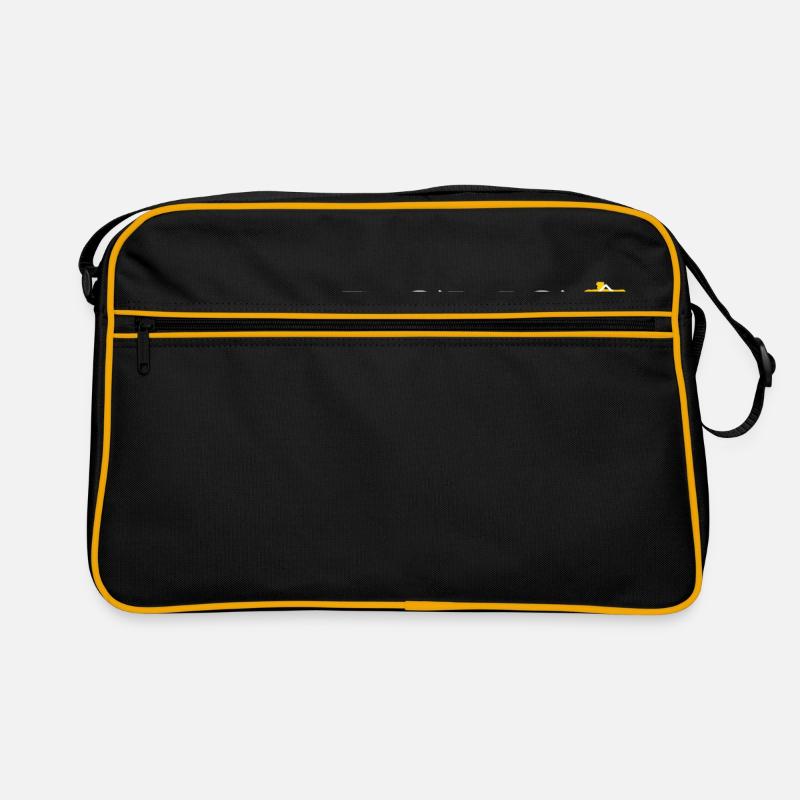 RØMØ - Retro Tasche - Schwarz/Gold