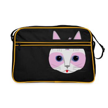 Kitty Lotta, Portrait - Sac Retro - noir/or - Devant
