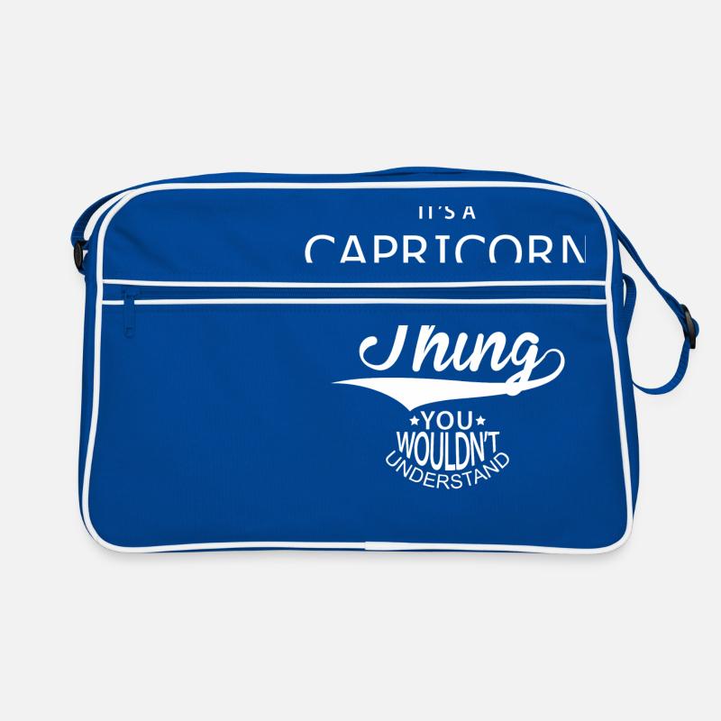 Sternzeichen Steinbock Retro Tasche