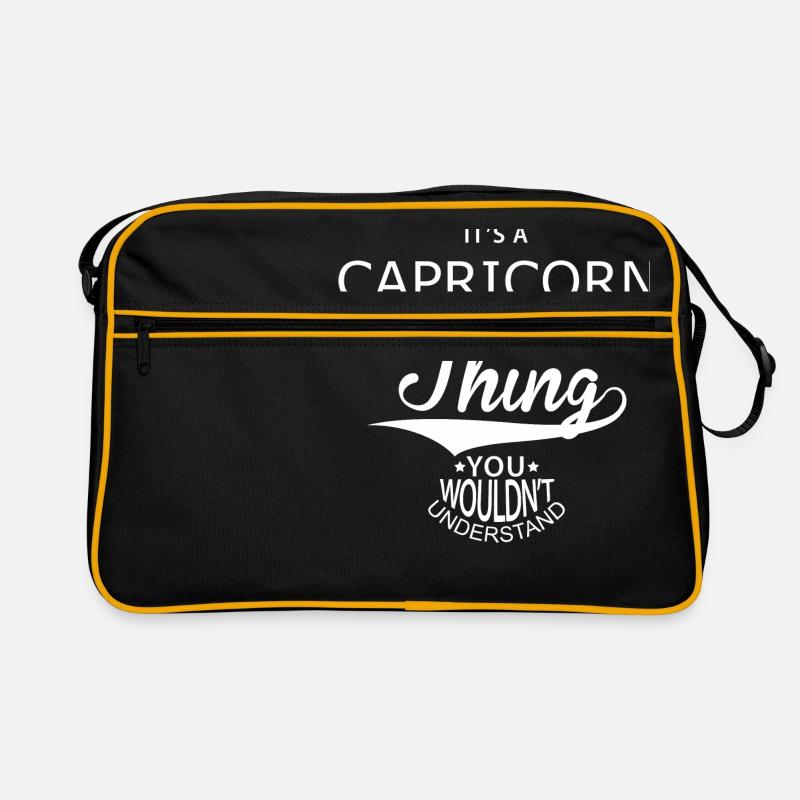 Sternzeichen Steinbock Retro Tasche