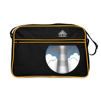 phare - Sac Retro - noir/or - Devant