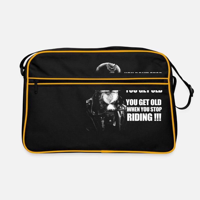 You get old when you stop Riding Retro Tasche