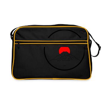 Mount Fuji - Retro Bag - black/gold - Front