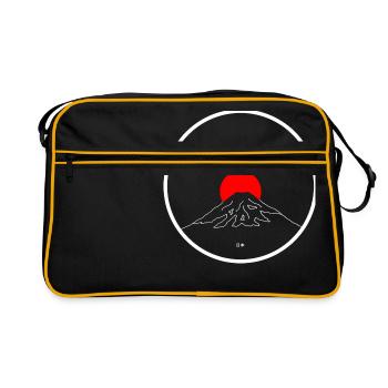 Mount Fuji - Retro Bag - black/gold - Front