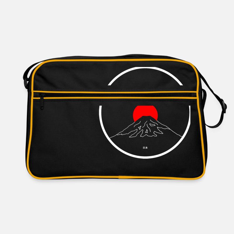 Mount Fuji - Retro Bag - black/gold