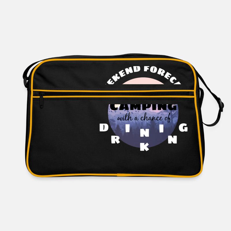 Weekend Forecast Camping With A Chance Of Drinking Retro Tasche