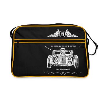 Rat Rod - Hot Rod - Sac Retro - noir/or - Devant
