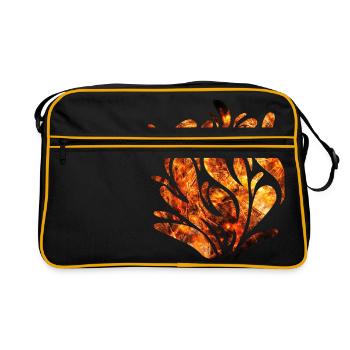 gxp fury face furyface - Retro Bag - black/gold - Front