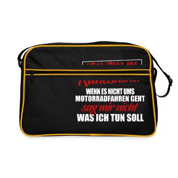 Chemise de moto · Superbike · Biker · Retraite - Sac Retro - noir/or - Devant