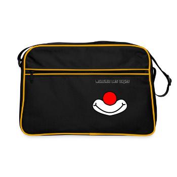 clown - Retro Bag - black/gold - Front