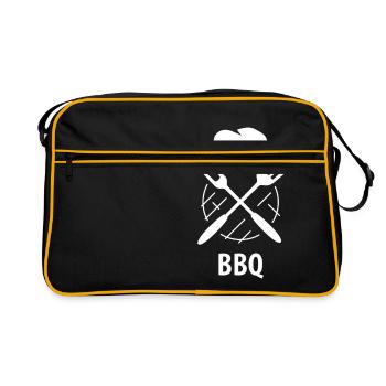 T-shirt hommes - Barbecue Grill barbecue barbecue - Sac Retro - noir/or - Devant