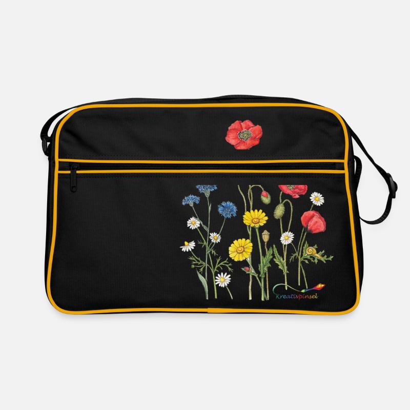 Floraison colorée Sac Retro