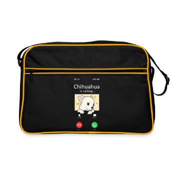 Chihuahua Chihuahueño Phone - Sac Retro - noir/or - Devant