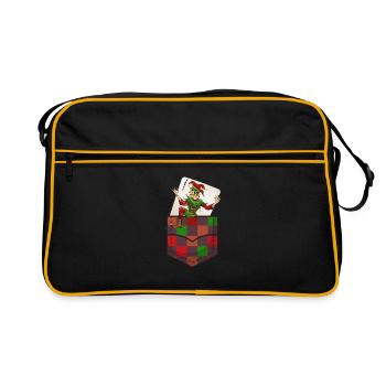 Poche poitrine (édition Joker) - Sac Retro - noir/or - Devant