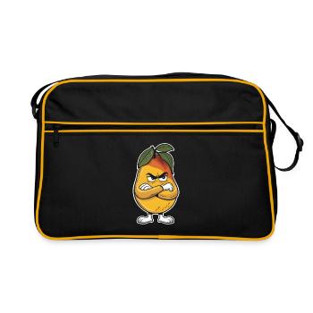 Mango - Retro Tasche - Schwarz/Gold - Vorne