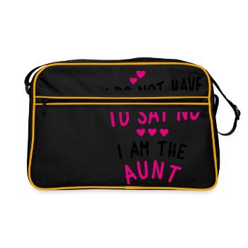 I am the Aunt - Sac Retro - noir/or - Devant