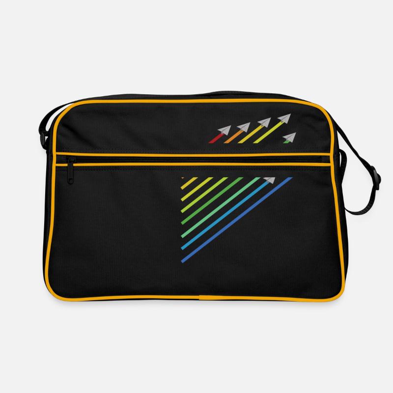 Regenbogen Papier Flugzeug Flug Retro Tasche