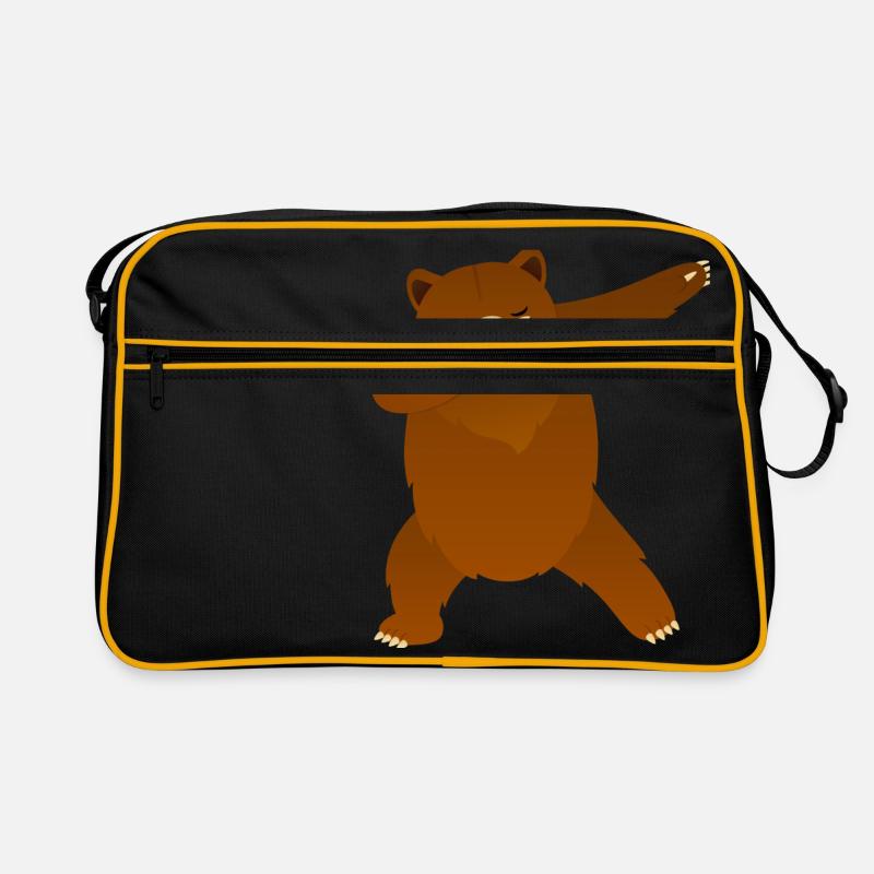 Brown Bear Dab Dance - Cool Gift Retro Tasche