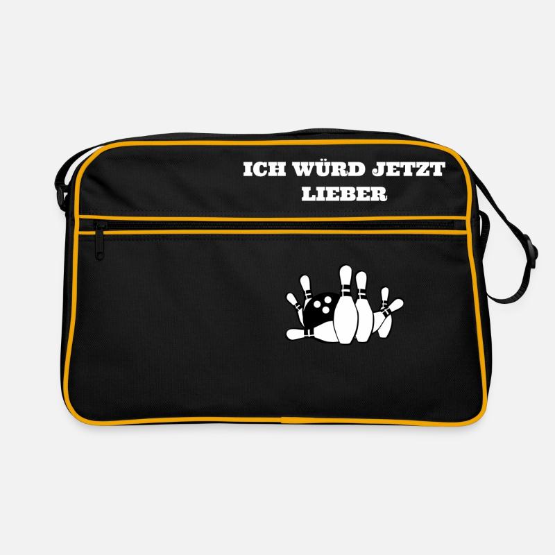 Bowlen - Geschenk Retro Tasche