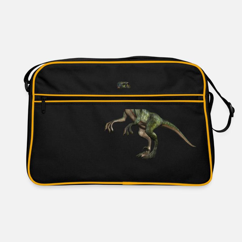 Velociraptor Dinosaurier 4 Retro Tasche