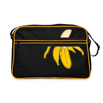 banane - Sac Retro - noir/or - Devant