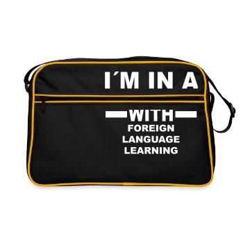 gift gift birthday relationship FOREIGN LANG - Retro Bag - black/gold - Front