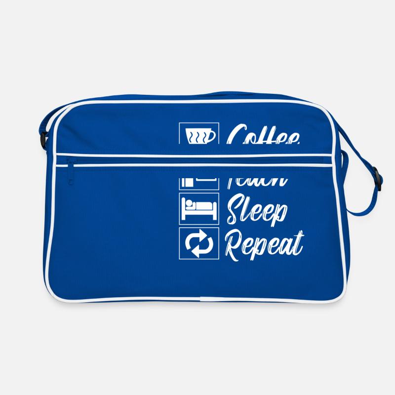 Café Teach sommeil Répéter Sac Retro