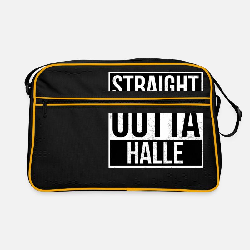 Straight outta hall Retro Bag