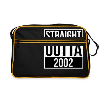 Straight outta 2002 - Retro Bag - black/gold - Front