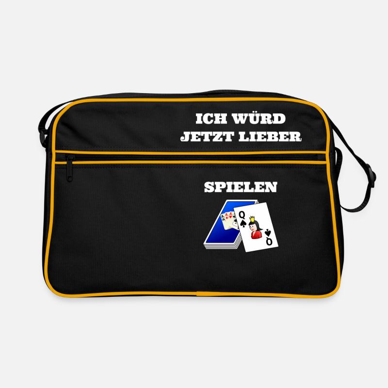 Solitär - Solitär spielen - Geschenk Retro Tasche