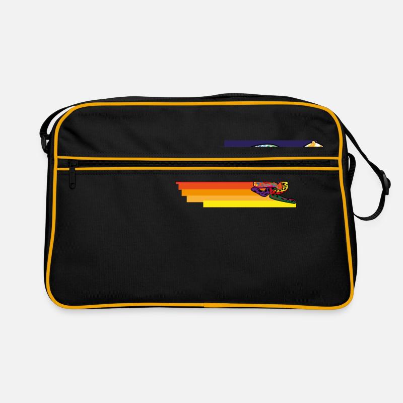 Gepart in Action - Retro Tasche - Schwarz/Gold