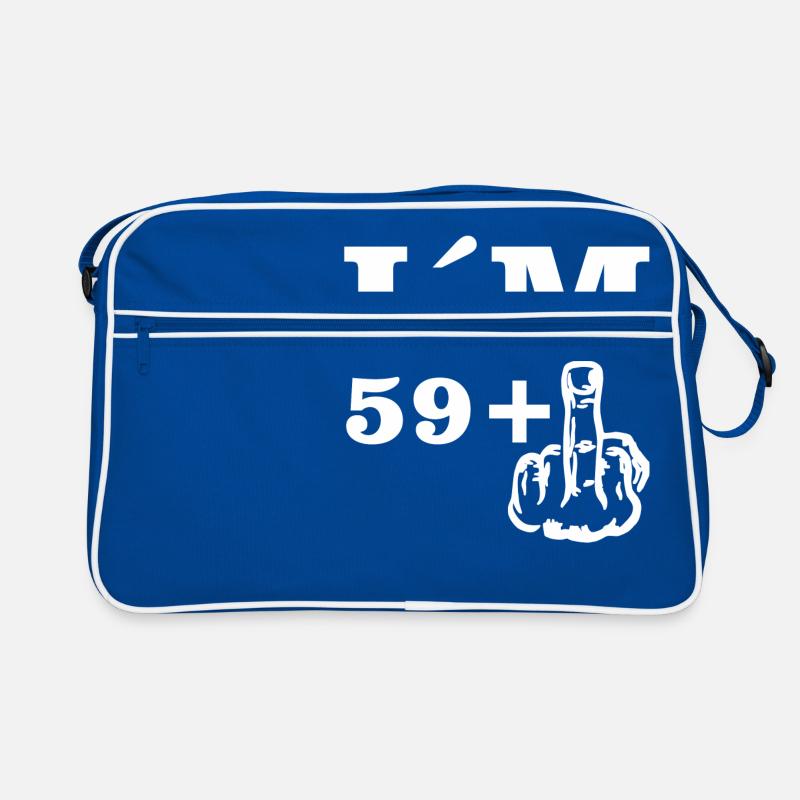 Gift Birthday Im 59 plus 1 Retro Bag