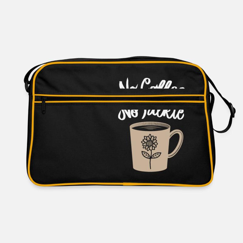 No Coffee, no talkie Retro Tasche
