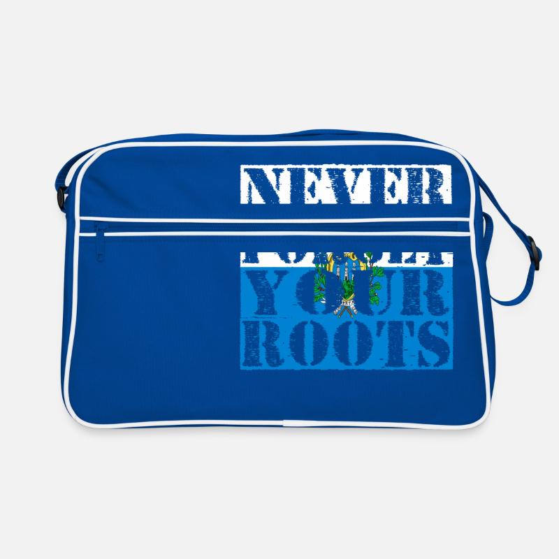 Never-Forget-Roots-Racine-Saint-Marin Sac Retro