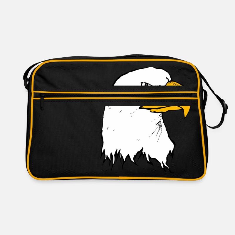 eagle eagle buzzard falcon habicht hawk falcon17 Retro Bag