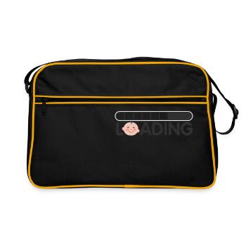 Chargement bébé - Sac Retro - noir/or - Devant