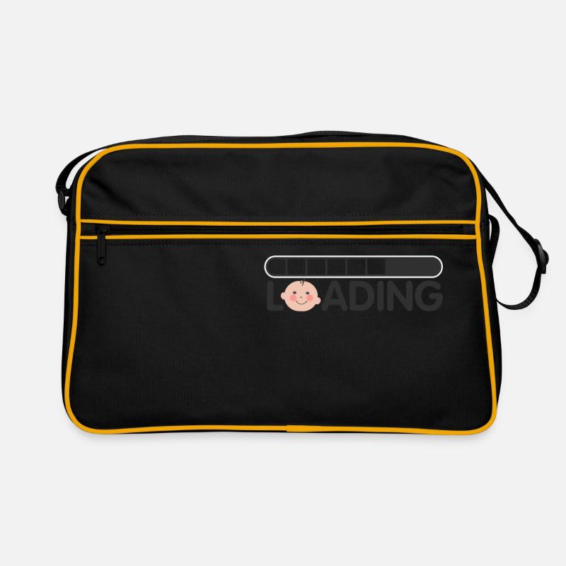 Baby wird geladen Retro Tasche